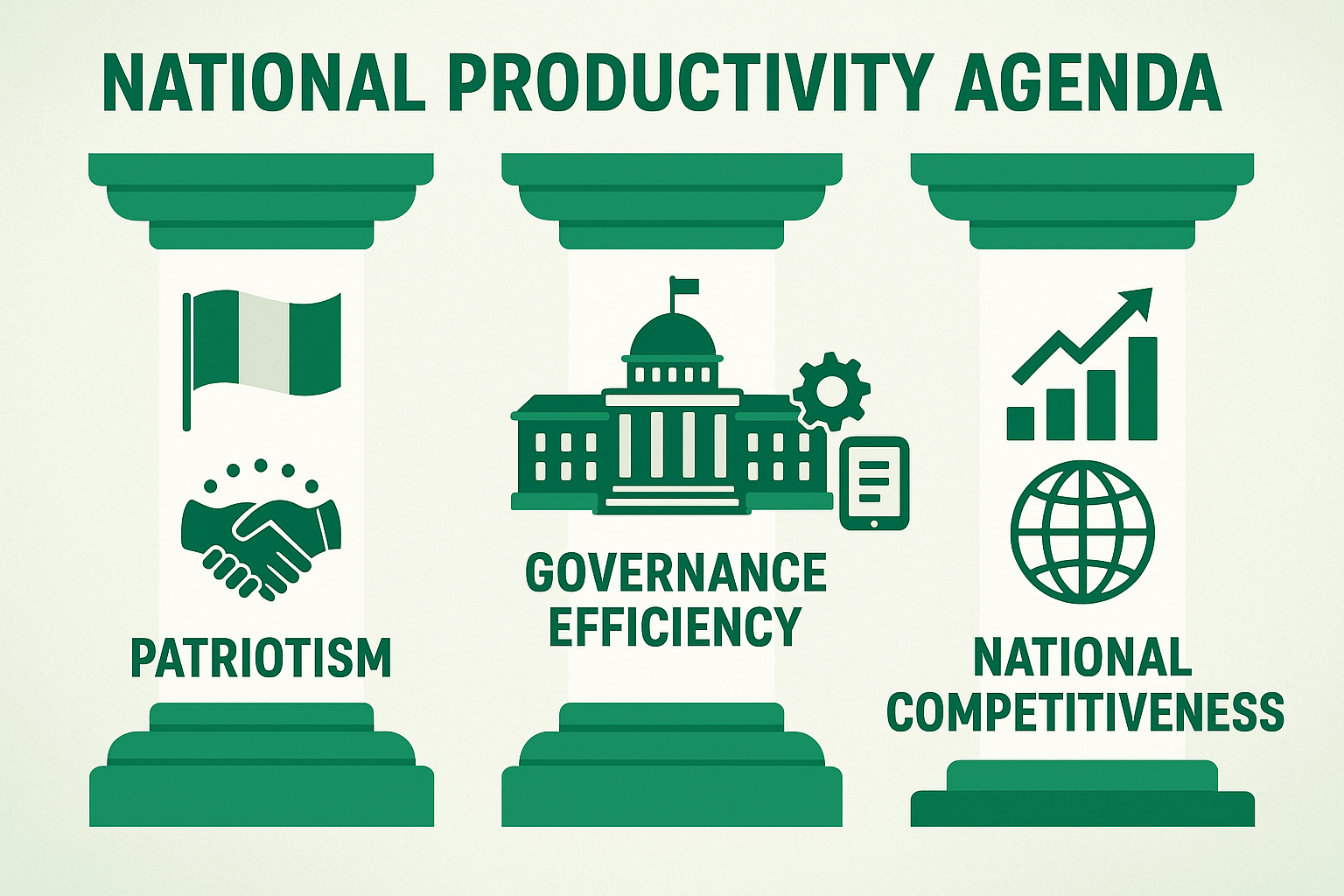 Three Pillars of National Productivity Agenda 2025-2035